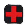 thumbnail image 1 of Medical Cross Embroidered Patch Hook&loop Embroidery Applique Badge On Clothing Bag Hat, 1 of 4