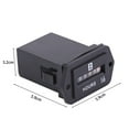 thumbnail image 5 of Mechanical Hour Meter Fully Sealed Rectangle DC 12V-36V High Accuracy Time Counter for Engineering Machinery, 5 of 6