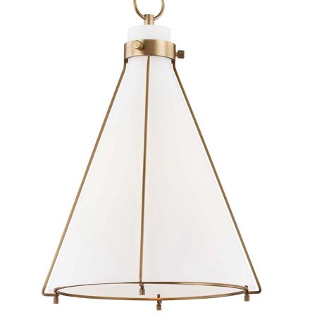 

Hudson Valley Lighting 7316 Eldridge 1 Light 16 Wide Pendant - Brass