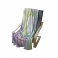 thumbnail image 4 of Spires Soft Flannel Fleece Throw Blanket, Abstract Fractal Heart Caught in Whirl Odd Fantasy Exotic Artwork Print, Cozy Plush for Indoor and Outdoor Use, 50" x 60", Lilac Yellow, by Ambesonne, 4 of 6