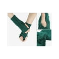 thumbnail image 3 of INSPIRE CHIC Women's Short Knitted Autumn Winter Fingerless Wrist Length Knit Gloves One Size Green, 3 of 6