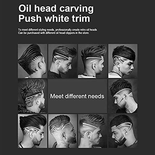 RKXQT Professional Hair Clippers for Men, Metal Electric Hair Clipper USB Rechargeable Haircut Hairdressing Trimmer For Men Adult Razor Professional Barber Shop