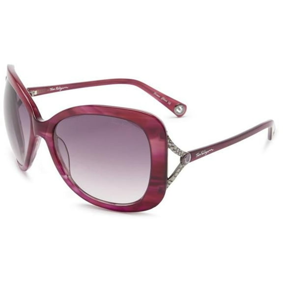 Living Health Products AZ-154-TRSOLIVIAPLM 57 mm True Religion Sunglasses Olivia Oversized Sunglasses, Plum