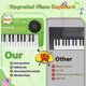 thumbnail image 4 of Piano para Niños MusicForset Mejorado de 37 Teclas con Micrófono Verde, 4 of 7