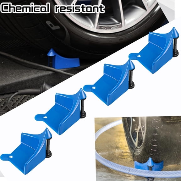 4 Pcs Car Tires Hose Guides Roller for Car Washing, Premium Tire Hose Roller Preventing Stucking and Snagging Under Tires, Detailing Accessories for Car, Motorcycle and Truck Washing