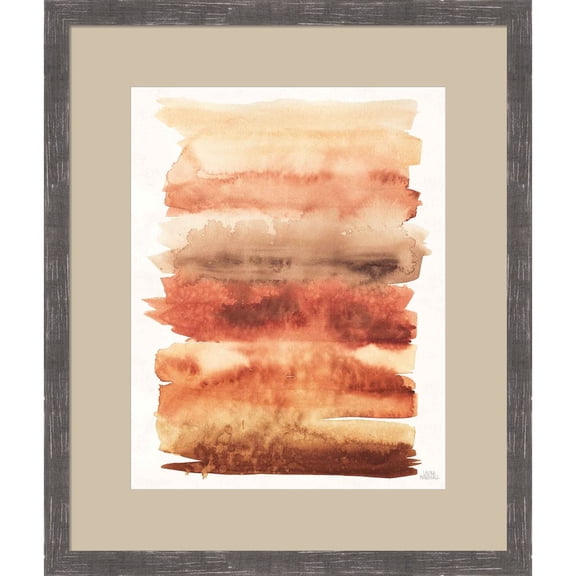 Great Art Now Desert Blooms Abstract I Fall by Laura Marshall, Framed Wall Art, 19W x 22.5H