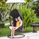 thumbnail image 5 of Resorte de suspensión, Resorte de Acero, Hamaca con Resorte Giratorio, con 2 mosquetones y giro de 360°, Capacidad de Carga de hasta 250 kg para Soporte para Saco de Boxeo, Hamaca, Yoga, 5 of 5