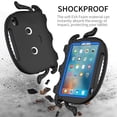 thumbnail image 5 of SaniMore for iPad Mini 6th Generation 8.3" 2021 Kids Waterproof Case, EVA Foam Cover with Shoulder Strap & Screen Protector Pencil Holder Kickstand & Holder Shockproof Protective Shell, Black, 5 of 7