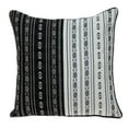 thumbnail image 3 of Black and White Abstract Accent Pillow, 3 of 4