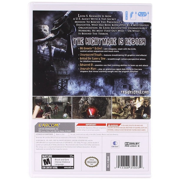 Resident Evil 4 Poster, Official Cover Art, PS2 Game