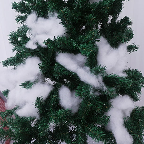 Zues Noël Faux Neige Super Doux Accrocheur PP Coton Vacances Noël Décor Artificiel de Neige Intérieure pour la Maison