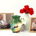 thumbnail image 6 of JAGASY Rabbit Funeral Urn for Ashes Adult Male, Green Small Urns for Human Ashes Keepsake, Forest Trees & Sunlight Decorative Urns for Mother, Memorial Urn for Father, (3 Inch), 6 of 7