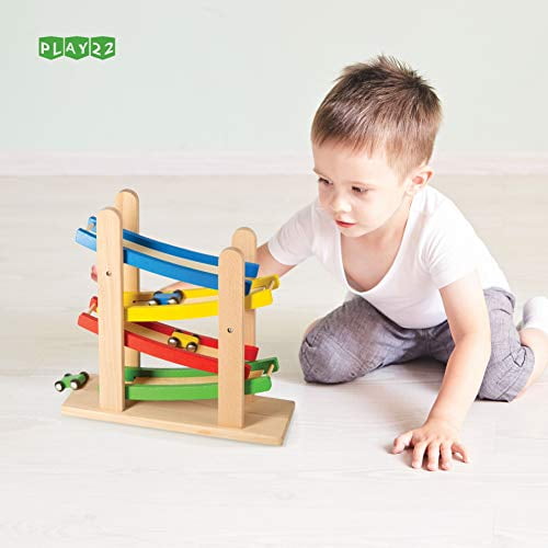 wooden car ramp toy