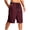 Wine, variant on Zedker Mens Shorts Active Athletic Shorts Basketball Running Gym Workout with Two Side Pockets Blue L