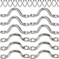 thumbnail image 4 of 12 Pcs Sangles pour Pont de Bateaux en Acier Inoxydable Poignées de Kayak en Acier Inoxydable, 4 of 8
