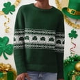 thumbnail image 5 of St Patricks Day Sweater Women Long Sleeve Crewneck Irish Oversized Pullover Plus Size Sweater, 5 of 8