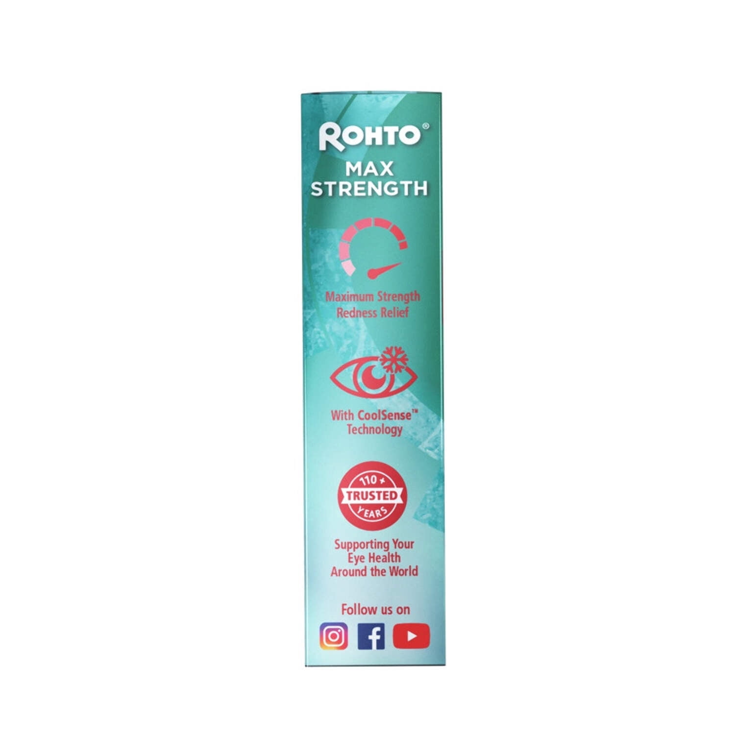 Rohto® Max Strength Redness Relief Eye Drops (3 Pack)