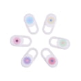 thumbnail image 1 of 6Pcs Flower Pattern Adhesive Computer Tablet Phone Camera Cover Slide Blocker, 1 of 7
