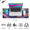 thumbnail image 5 of Color Planet&nbsp;mousepad Gamingwaterproofwashable&nbsp;for Office Home Work GamingmousepadsRubber Base Mousepad with Stitched Edges 31.5x11.8inches, 5 of 7