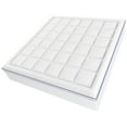 thumbnail image 4 of KFFKFF King-Sized Mattress Overlay, 4-inch Thick, Composed of Memory Foam and Fiber, Removable and Cleanable, Structured for Alleviating Pressure, Offers Cool and Breathable Comfort, 4 of 9