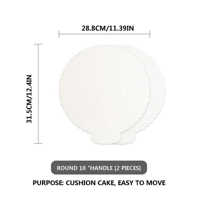 Leutsin Reusable Birthday Cake Spacer Cake Bottom Holder Household Round Mop Pad
