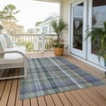 thumbnail image 6 of Addison Rugs Chantille Indoor/Outdoor Transitional Plaid Green Washable Rectangle Rug, 2'6" x 3'10", 6 of 6