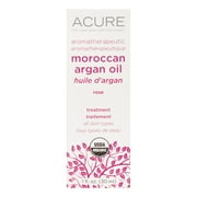 Acure Aromatherapeutic Argan Oil, Rose, 1 Fl Oz