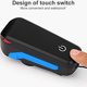 thumbnail image 4 of Soidarity Bicicleta USB luz delantera LED 350lm linterna ciclismo faro cuerno bicicleta lámpara Ciclismo Azul negro Soidarity OD000301-04, 4 of 6