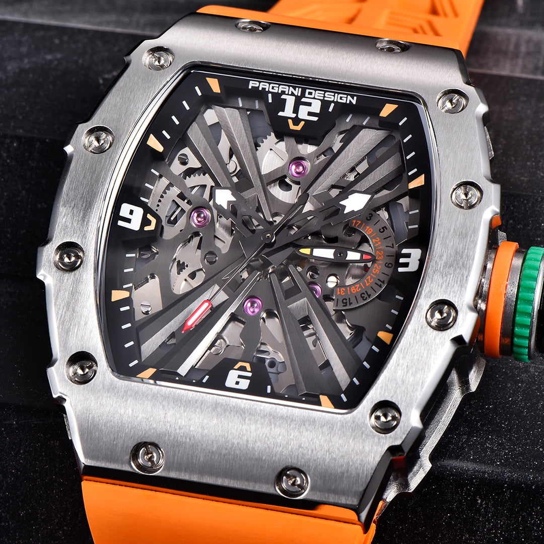 PAGANI DESIGN New Men's Quartz Watches Stainless Steel Waterproof Wrist Watch for Men with Japan VH65 Movement PD1738