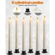 thumbnail image 2 of Velas LED sin llama para ventana Da de 24,4 cm con batería, control remoto y temporizador, paquete de 6, 2 of 6
