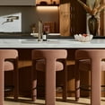 thumbnail image 2 of Malone Rust Red Performance Chenille Stool, 2 of 7