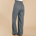 thumbnail image 2 of Pantalones Casuales De Mujer, Pantalones Largos De Pierna Ancha Para Mujer Para La Vida Diaria ANGGREK Gris L, 2 of 5