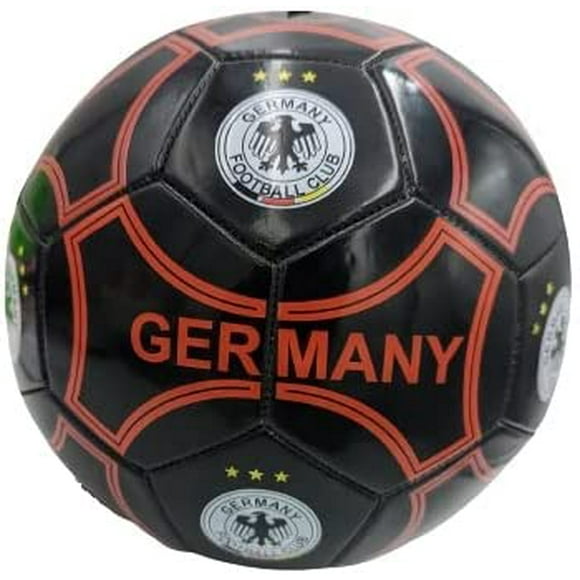 Youth Soccer Ball with Country Flag Colors - Scoccer Ball Size 4 -Diameter 7.95 Inches