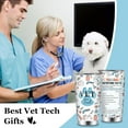 thumbnail image 2 of Vet Tech Gifts for Women Men, Appreciation Gifts for Veterinary Technician, Veterinary Technician Gift For Graduation, Vet Tech 20oz Insulated Stainless Steel Tumbler With Lid, 2 of 6