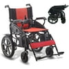 Ephesus X3 | Affordable, Foldable, and Heavy Duty / Lightweight Electric Wheelchairs | Red