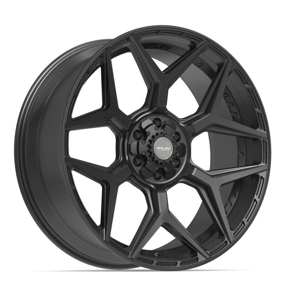 4PLAY Wheels 4P06 24 Inch Rim Fits 6x135 & 6x139.7 24x10 Satin Black (1)