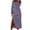 Purple, variant on Efsteb Fall Dresses for Women 2025 Long Sleeve Striped Dress Crewneck Side Splits Casual Loose Long Maxi Dress (Brown,M)