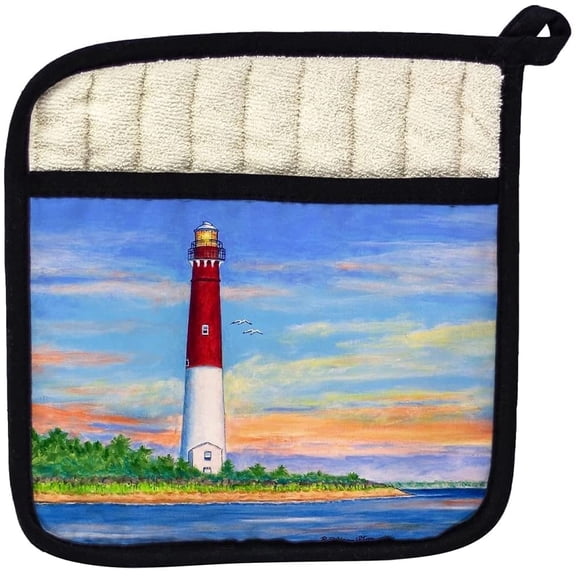 Betsy Drake PT181 Barnegot Lighthouse44 NJ Pot Holder