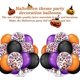 thumbnail image 3 of Globos de Halloween de 12", globos para fiesta de Halloween, globos de helio, confeti morado, naranja y negro, 3 of 5