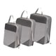 thumbnail image 5 of Bolsas de almacenamiento de compresión de 3 piezas, organizadores de equipaje para viajes de hombres Gris, 5 of 9