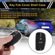 thumbnail image 2 of Funda de Llave de Coche de Silicona de Línea Negra y Blanca Única para Audi A1 - Funda de Control Remoto de 3 Botones, 2 of 6
