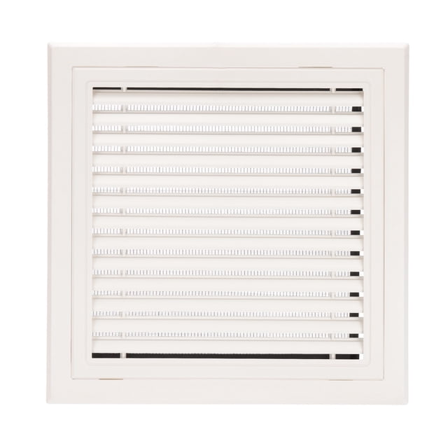 Uxcell Plastic Ventilation Grille, Adjustable Outlet Air Vent Removable Vent Filter Grilles with Built-in Mesh Screen 16x16 Inch