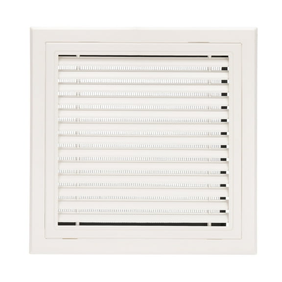 Uxcell Plastic Ventilation Grille, Adjustable Outlet Air Vent Removable Vent Filter Grilles with Built-in Mesh Screen 16x16 Inch