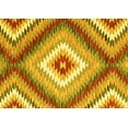 thumbnail image 1 of Ahgly Company Machine Washable Indoor Rectangle Southwestern Yellow Country Area Rugs, 4' x 6', 1 of 4