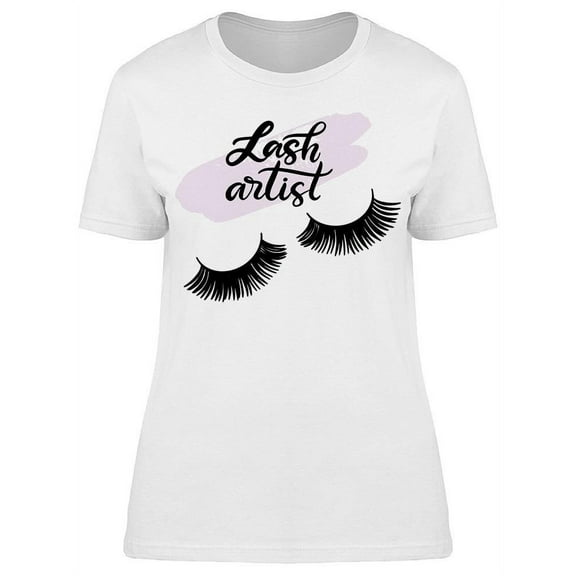 Lash Artist Big Lashes T-Shirt Women -Image by Shutterstock, Female XX-Large