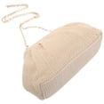 thumbnail image 2 of HONMEET Women's Cloud Clutch Purse - Handwoven Elegant Evening Bag with Removable Chain Strap, Pleated Dumpling Handbag for Weddings & Beach Events, 2 of 7