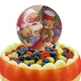 thumbnail image 5 of Acrylic Christmas Holiday Santa Teddy Bears Toys Cake Topper Party Decoration for Wedding Anniversary Birthday Graduation, 5 of 7