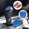 thumbnail image 4 of Unique Bargains Car Gear Shift Knob Cover Sticker Stainless Steel for Chevrolet Equinox 2018 2019 2020 Blue, 4 of 7