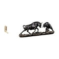 thumbnail image 1 of Gancho organizador plegable con escultura moderna de oso y toro, arte animal Feng Shui para baño, armario, escritorio estilo rústico, decoración de re, 1 of 8