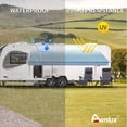 thumbnail image 2 of Awnlux White Motorized Modular Retractable RV Awning Full Set Assemblies for RV, 5th Wheel, Travel Trailers, Toy Haulers, and Motorhome - Electric RV Awning- 18x8 Ft - Black Fade, 2 of 6